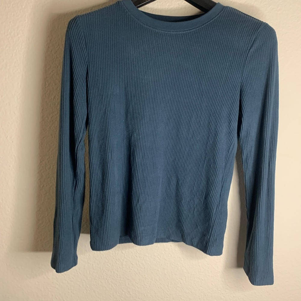 Zara long sleeve knit Tee Shirt S fall winter